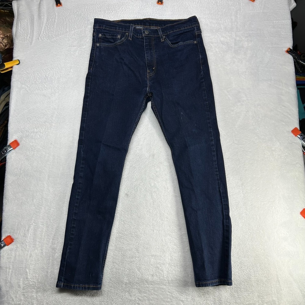 Levi's 510‎ Straight Jeans Men's Blue Denim Pockets Classic Zip Fly - 33X27